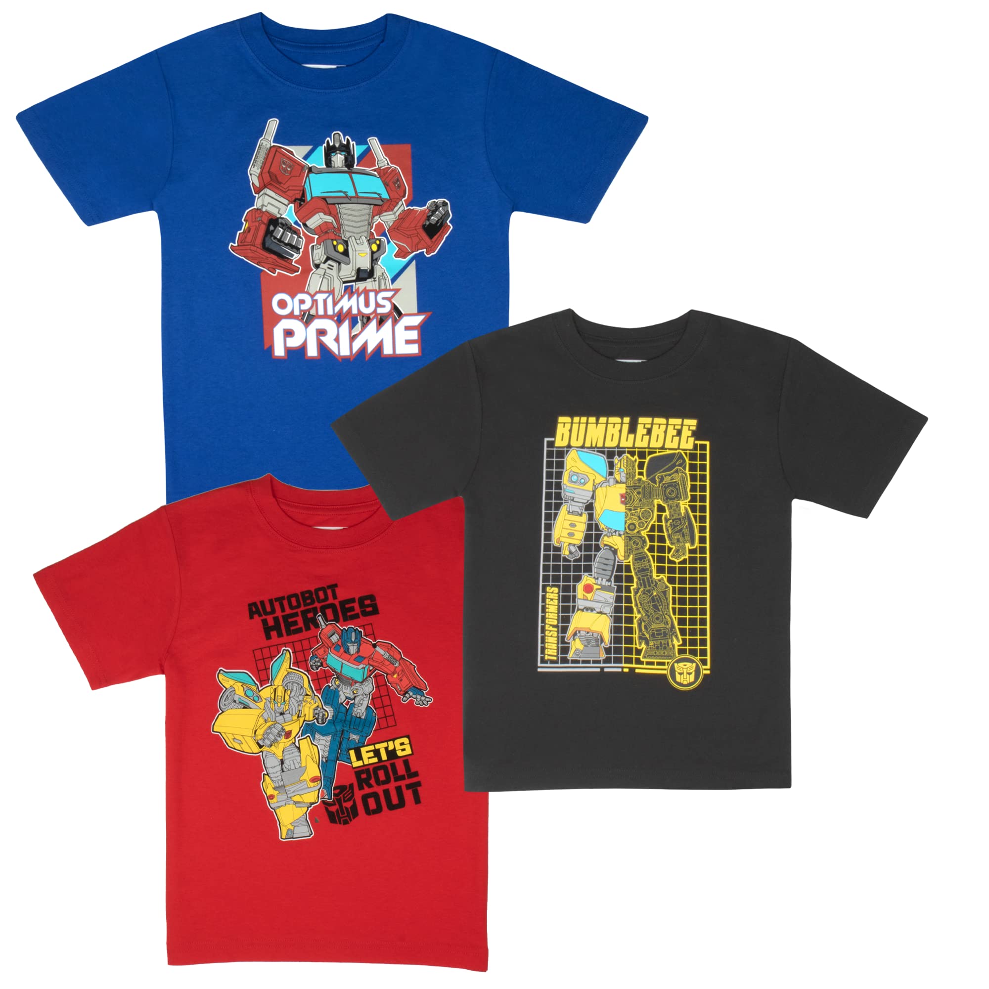 Marvel Spider-Man Spiderverse Avengers Short Sleeve Tee 4-Pack, Miles Morales Spider Gwen Boys 4 Pack T-Shirt Set