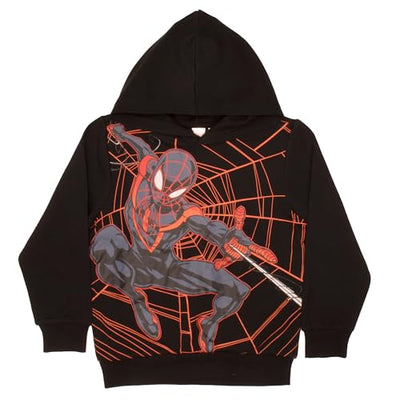 Marvel Spider-Man Miles Morales Pullover Hoodie for Boys and Toddlers