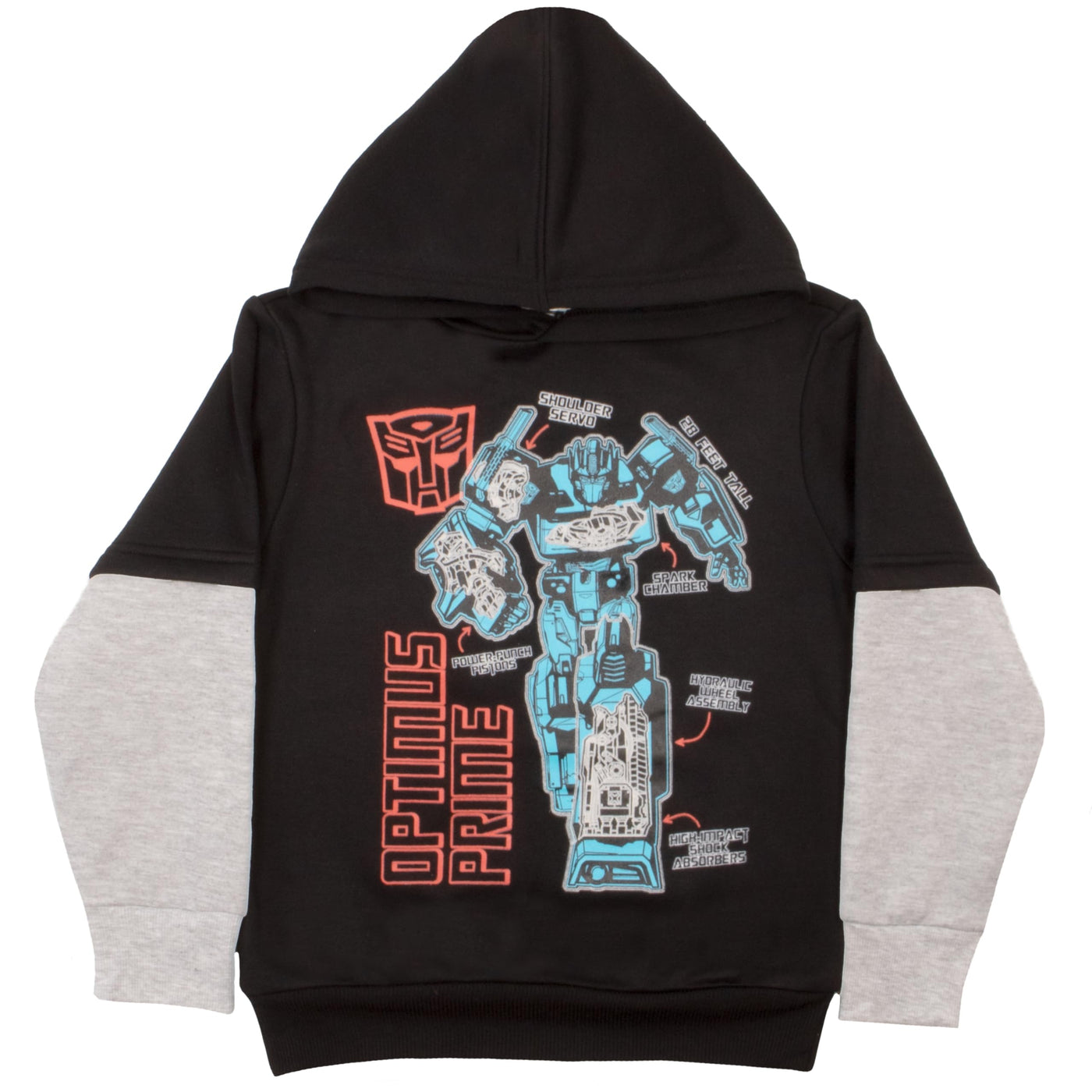 Transformers Boys Matching Sets Pullover Hoodie and Jogger Fleece Set for Boys 2 Piece Bundle