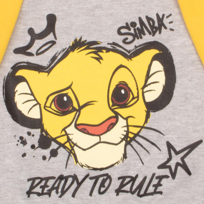 Disney The Lion King Boys Matching Sets Simba Pullover Hoodie and Jogger Fleece Set for Boys 2 Piece Bundle