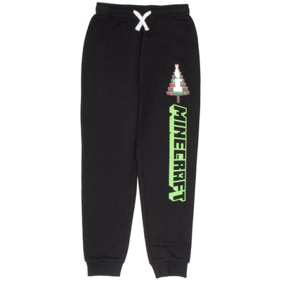 Minecraft Boys 2-Piece Set - Holiday Sweatshirt & Jogger Pants 2-Pack Bundle Set for Kids and Toddlers