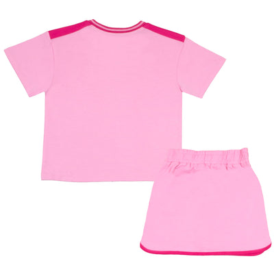 Barbie Little Girls Skort Set Short Sleeve Shirt and Skort Girls Fashion