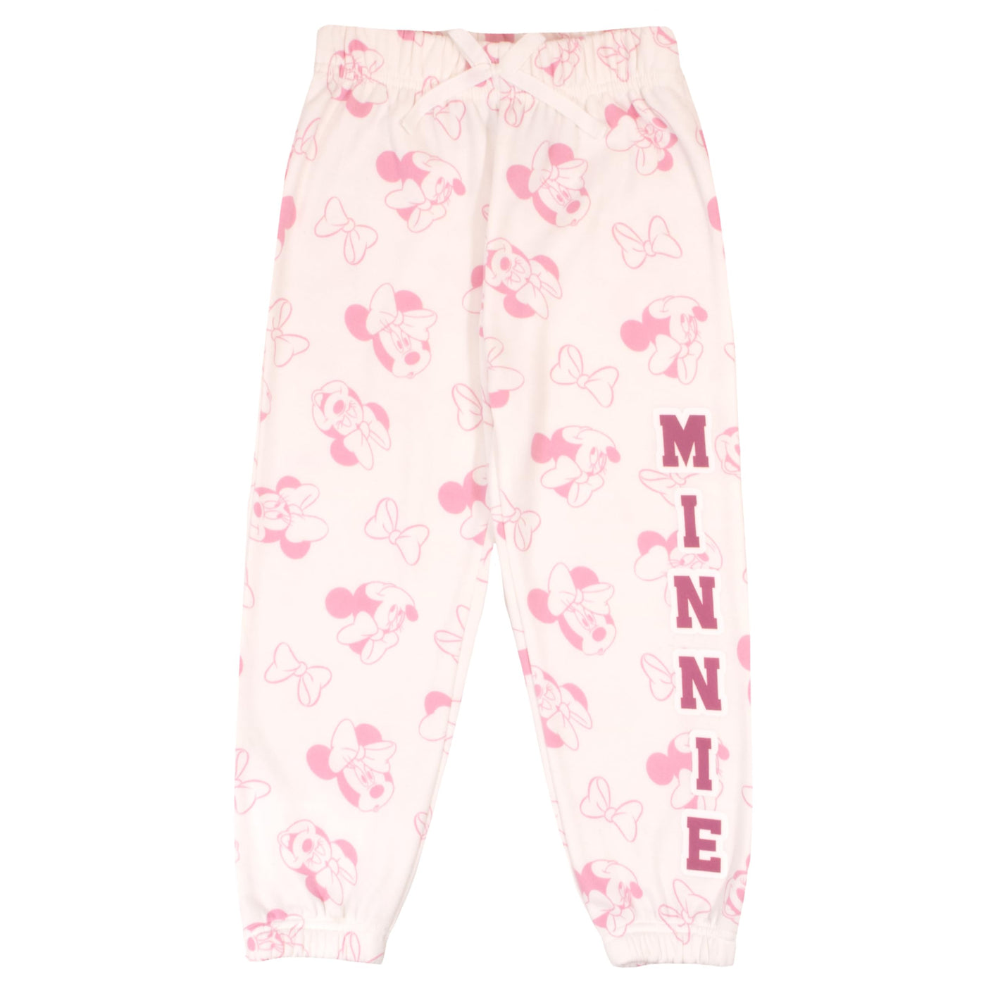 Disney Minnie Mouse Girls 2-Piece Set - Pullover Hoodie & Jogger Pants 2-Pack Bundle Set for Kids and Toddlers