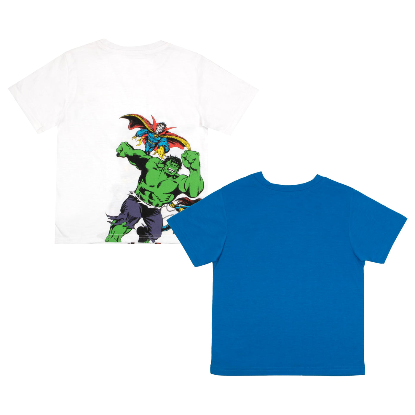 Marvel Avengers Comics Boys 2-Pack Short Sleeve T-Shirt Bundle Set for Kids