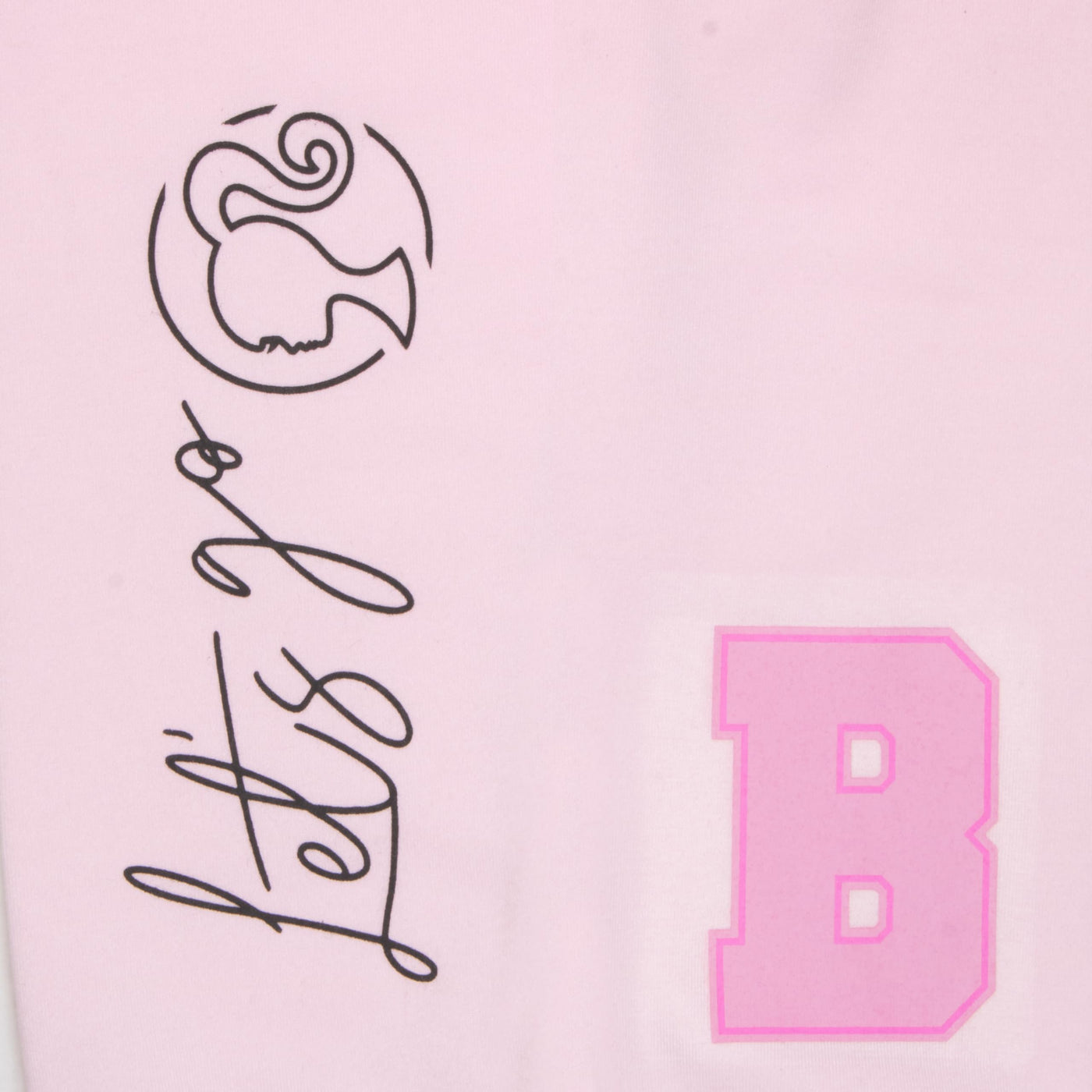 Barbie Collegiate Logo Let’s Go Womens Bomber Jacket, Button-Down Varsity Jacket for Adults