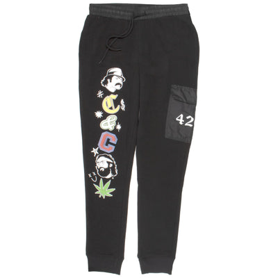 Isaac Morris Limited Cheech & Chong Pocketed Mens Lounge Pants, Cheech & Chong Active Sweatpants for Men