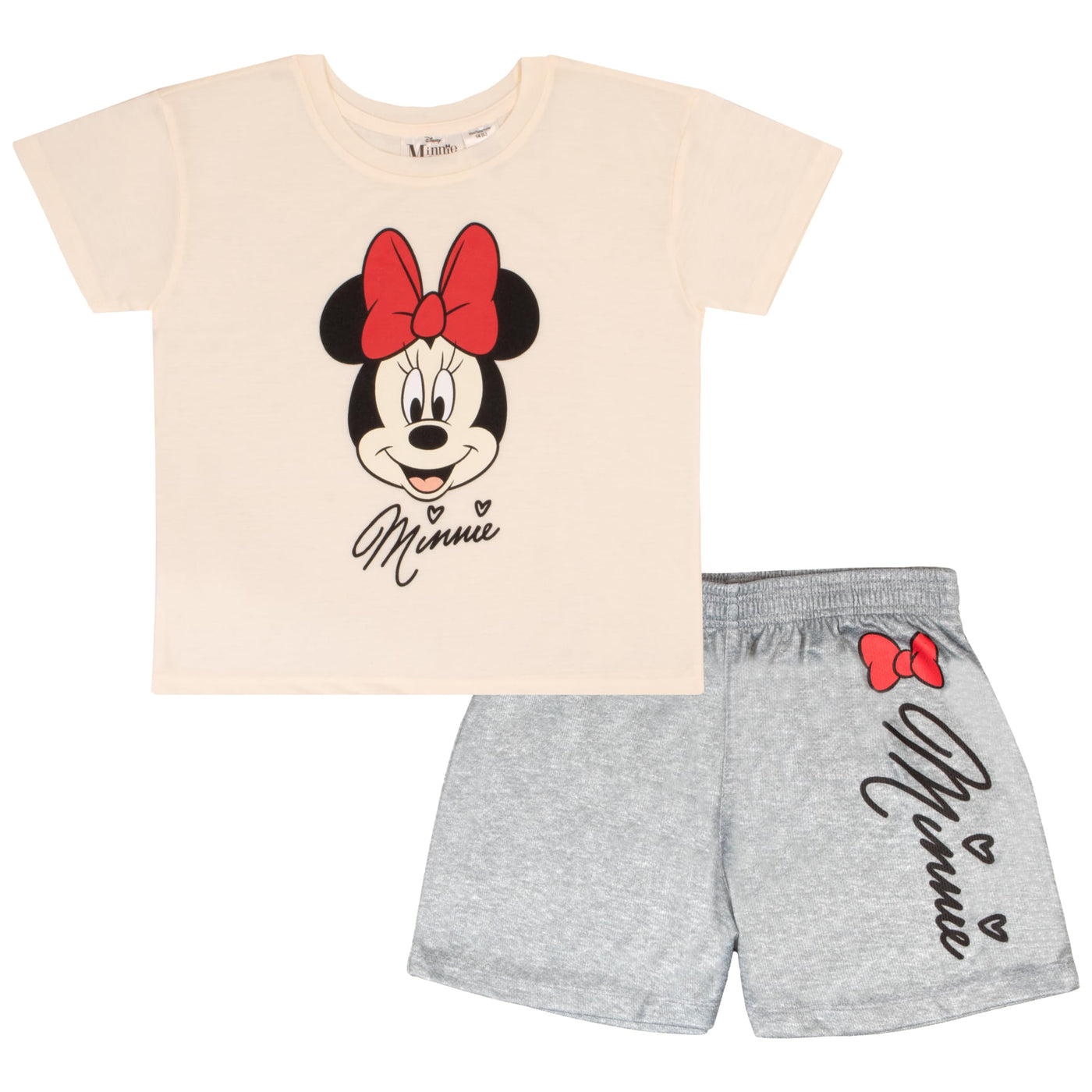 Disney Lilo and Stitch Minnie Mouse Girls Boxy Shirt and Short Sets Girl Outfits for Big and Little Kids