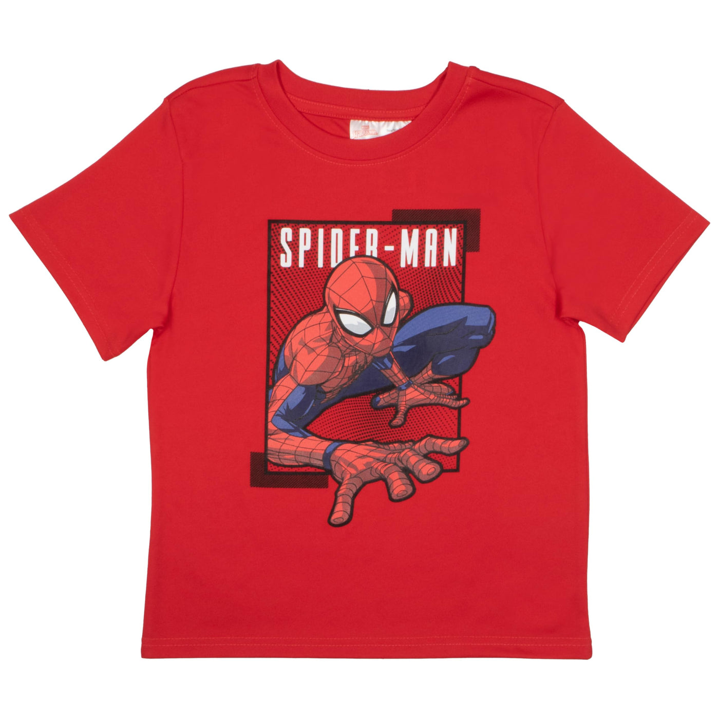 Marvel Avengers and Spider-Man Superhero Boys 3-Piece Set - Superheroes Short Sleeve T-Shirt, Shorts, & Jogger Pants 3-Pack