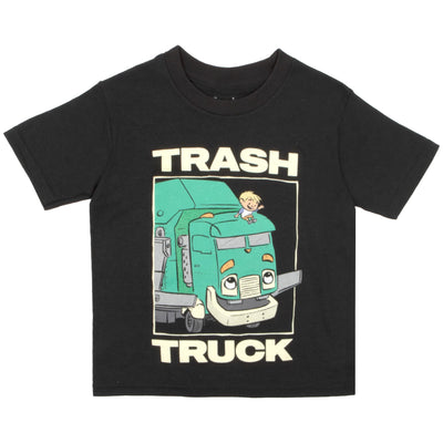 Isaac Morris Limited Trash Truck Characters Boys 2-Pack Short Sleeve T-Shirt Bundle Set for Kids