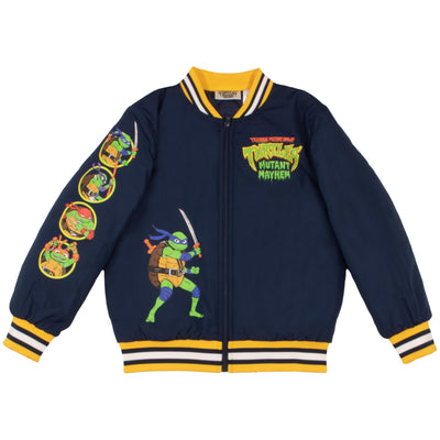 Nickelodeon Teenage Mutant Ninja Turtles Varsity Bomber Jackets for Boys TMNT Coats for Kids