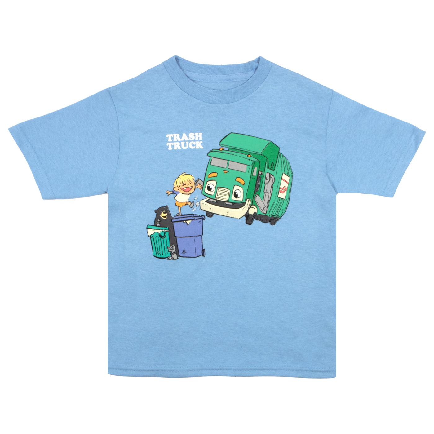 Isaac Morris Limited Trash Truck Characters Boys 2-Pack Short Sleeve T-Shirt Bundle Set for Kids