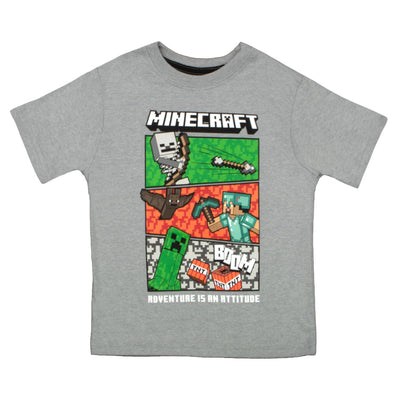 Minecraft Boys Short Sleeve Regular Fit