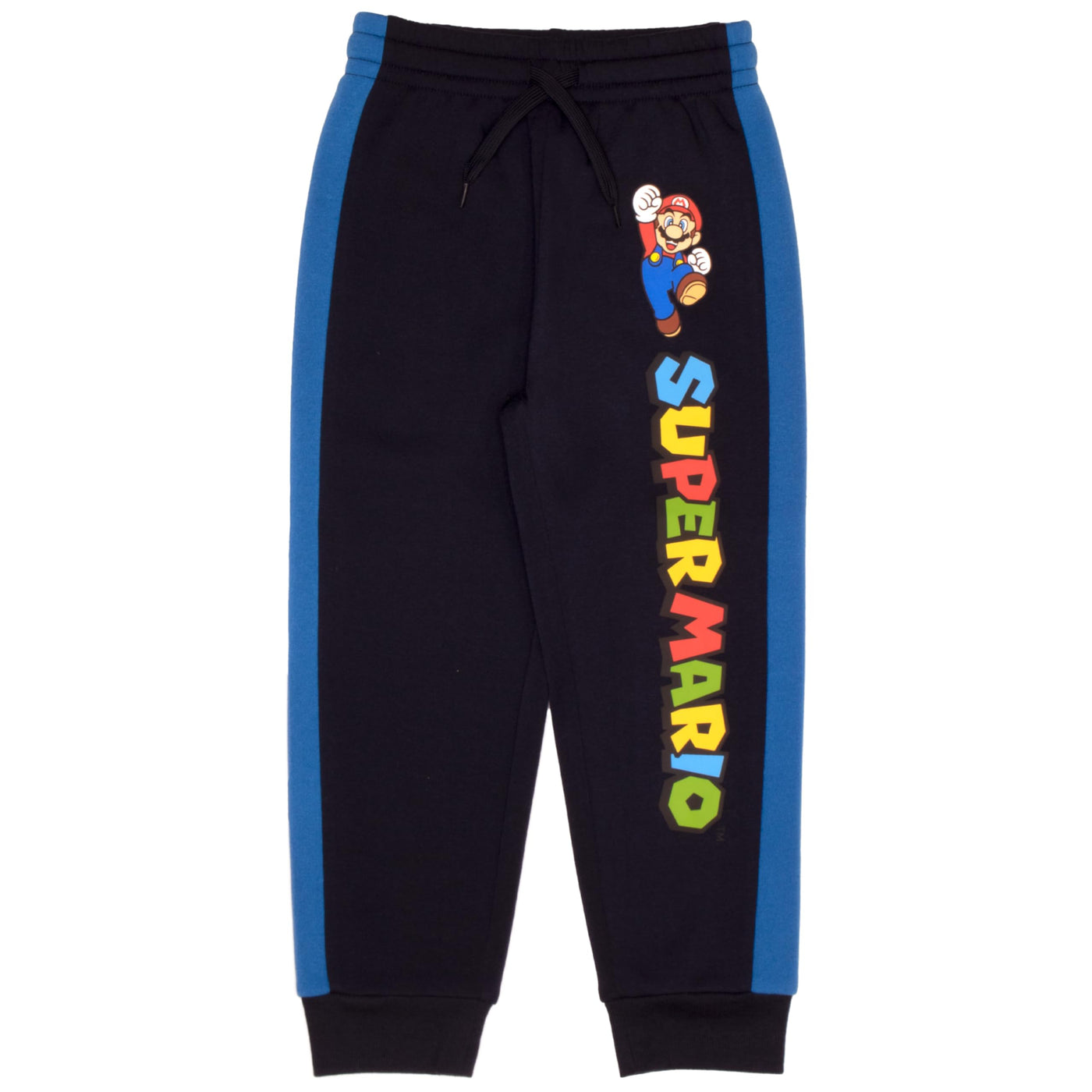 Nintendo Super Mario Video Game 3-Piece Set Boys Short Sleeve T-Shirt, Zip Up Hoodie, Jogger Pants 3-Pack Bundle Set