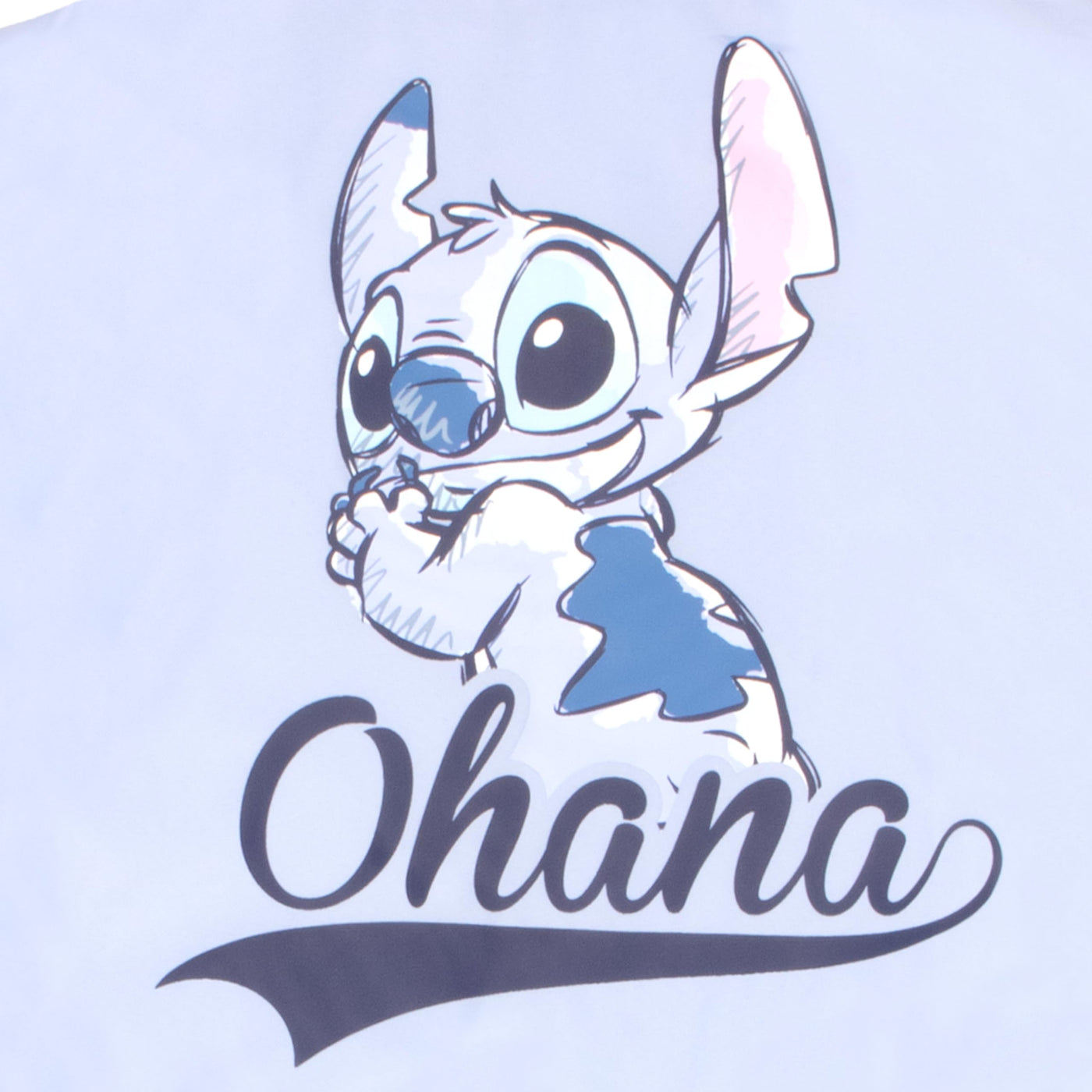 Disney Lilo & Stitch Girls Varsity Bomber Jackets Zip-Up Lilo and Stitch Graphic Print Jacket for Kids