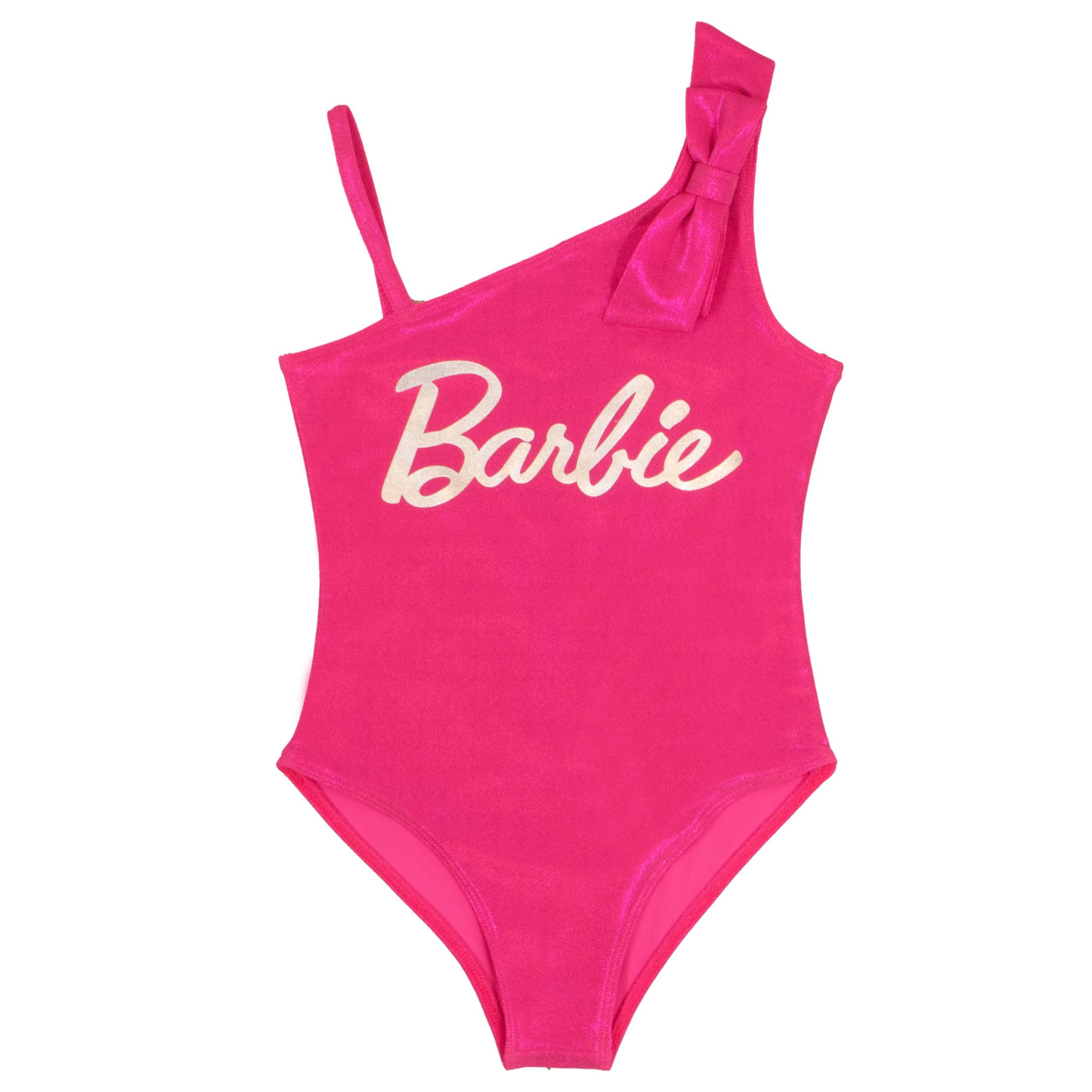 Barbie Logo Sparkling Girls One Piece Swimsuit, Girls Swimwear