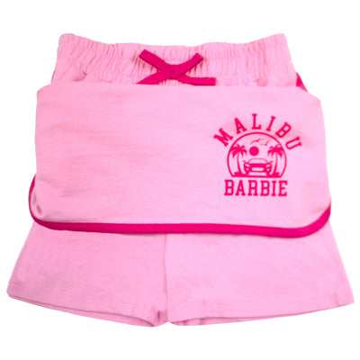 Barbie Little Girls Skort Set Short Sleeve Shirt and Skort Girls Fashion