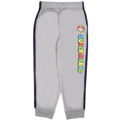 Nintendo Super Mario Bros Boys 3-Piece Pants Set - Short Sleeve T-Shirt, Shorts, and Jogger Pants 3-Pack Bundle Set