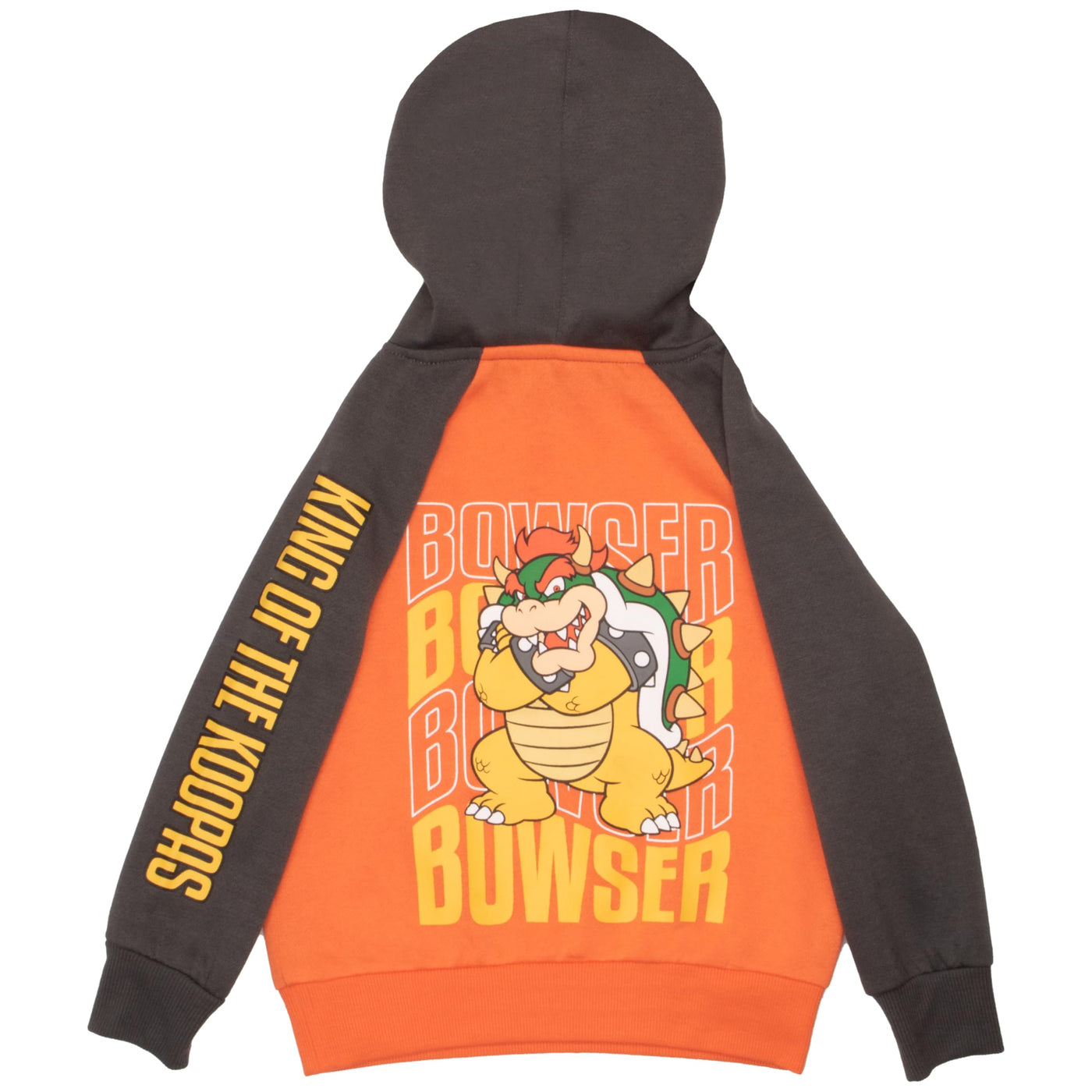 Nintendo Super Mario Bros, Bowser, Donkey Kong Boys Matching Sets Pullover Hoodie and Jogger Fleece Set 2 Piece Bundle