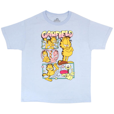 Garfield Girls Graphic Tees Short Sleeve T Shirts Girls Fashion T Shirt 2 Pack Bundle Girls Tops Clothing