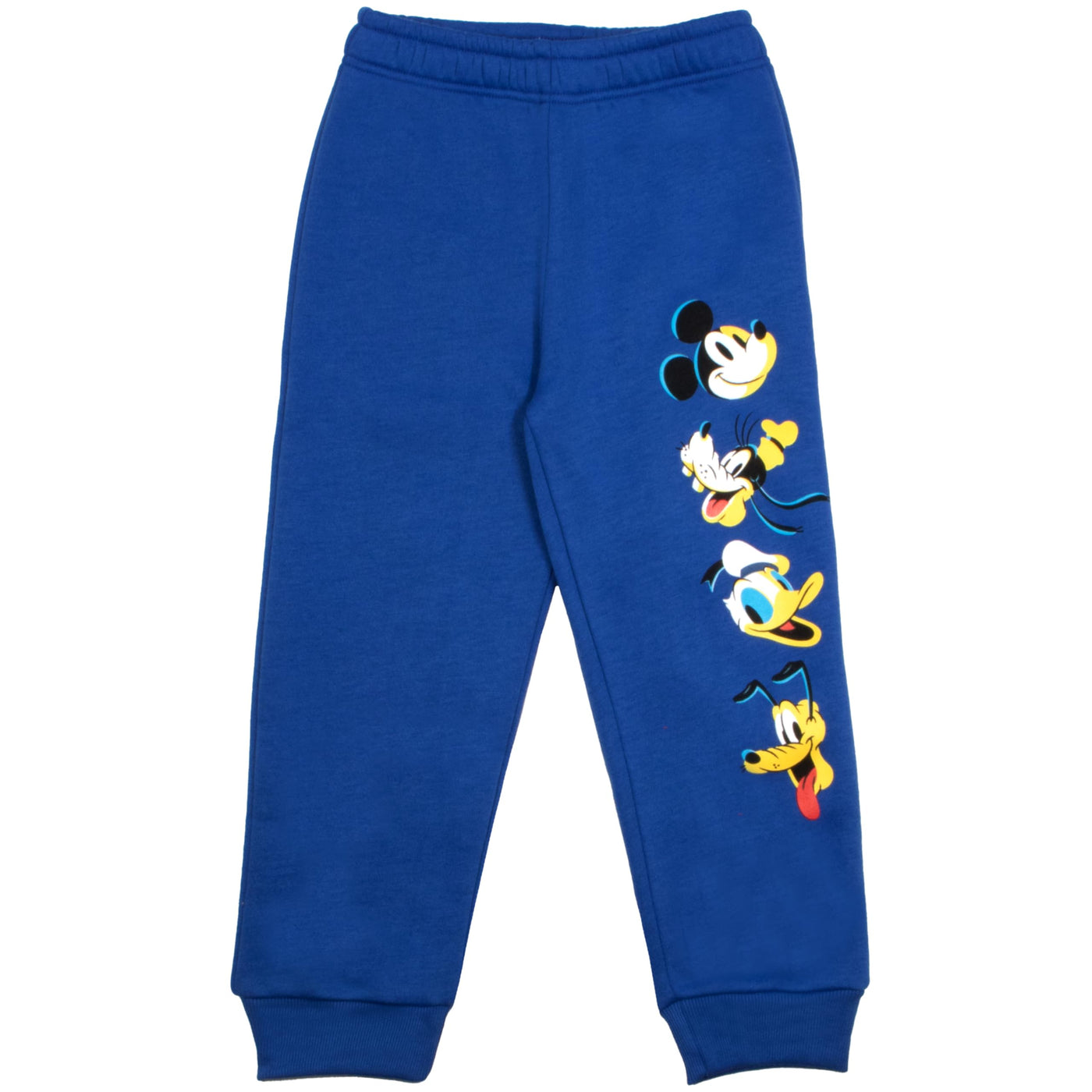 Disney Mickey Mouse Boys 3-Piece Set - Short Sleeve T-Shirt, Long Sleeve T-Shirt, and Sweatpants 3-Pack Bundle Set