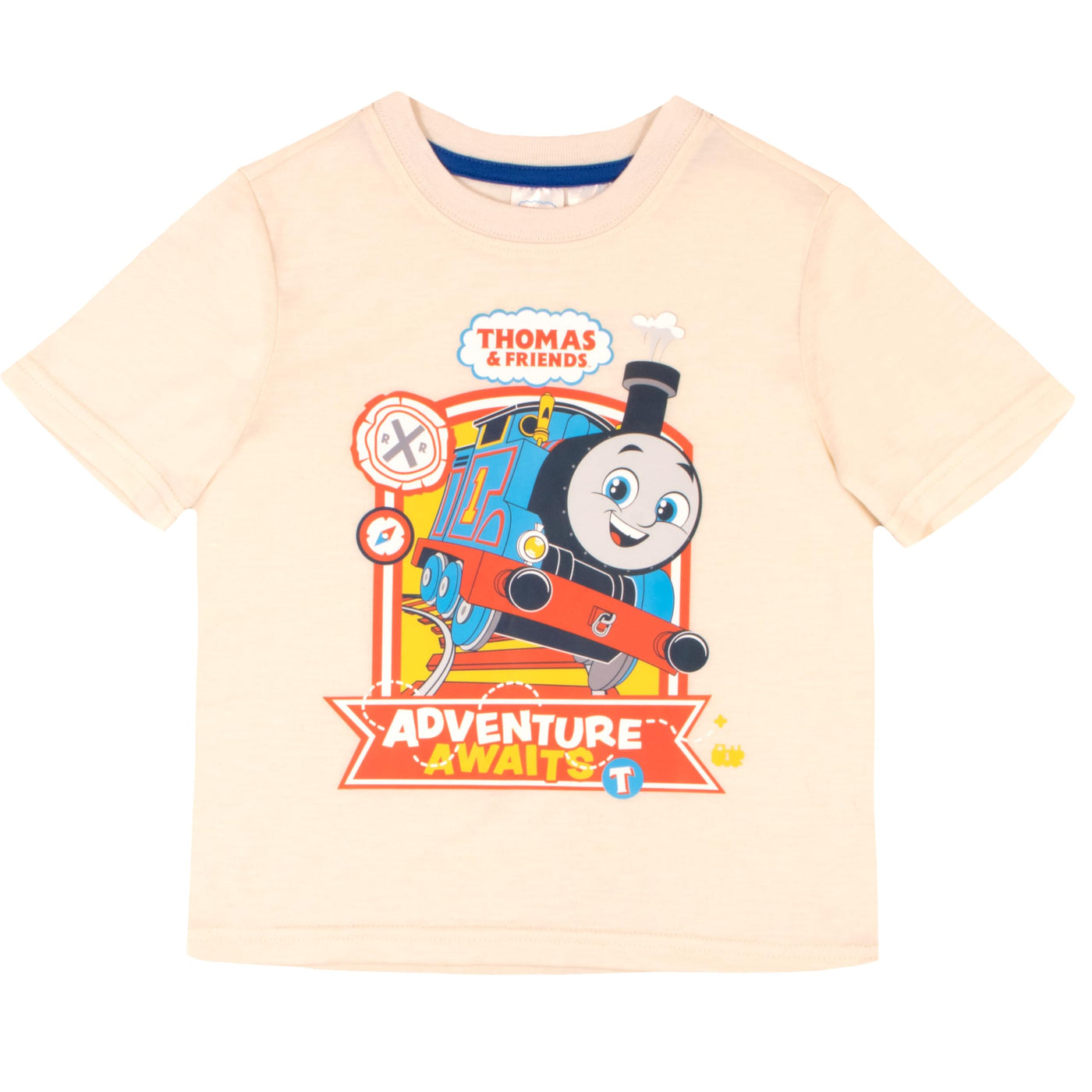 Thomas & Friends 3 Piece Short Set Thomas and Friends Short Sleeve Shirt Tank Top Shirt and Shorts 3 Pack Bundle Set