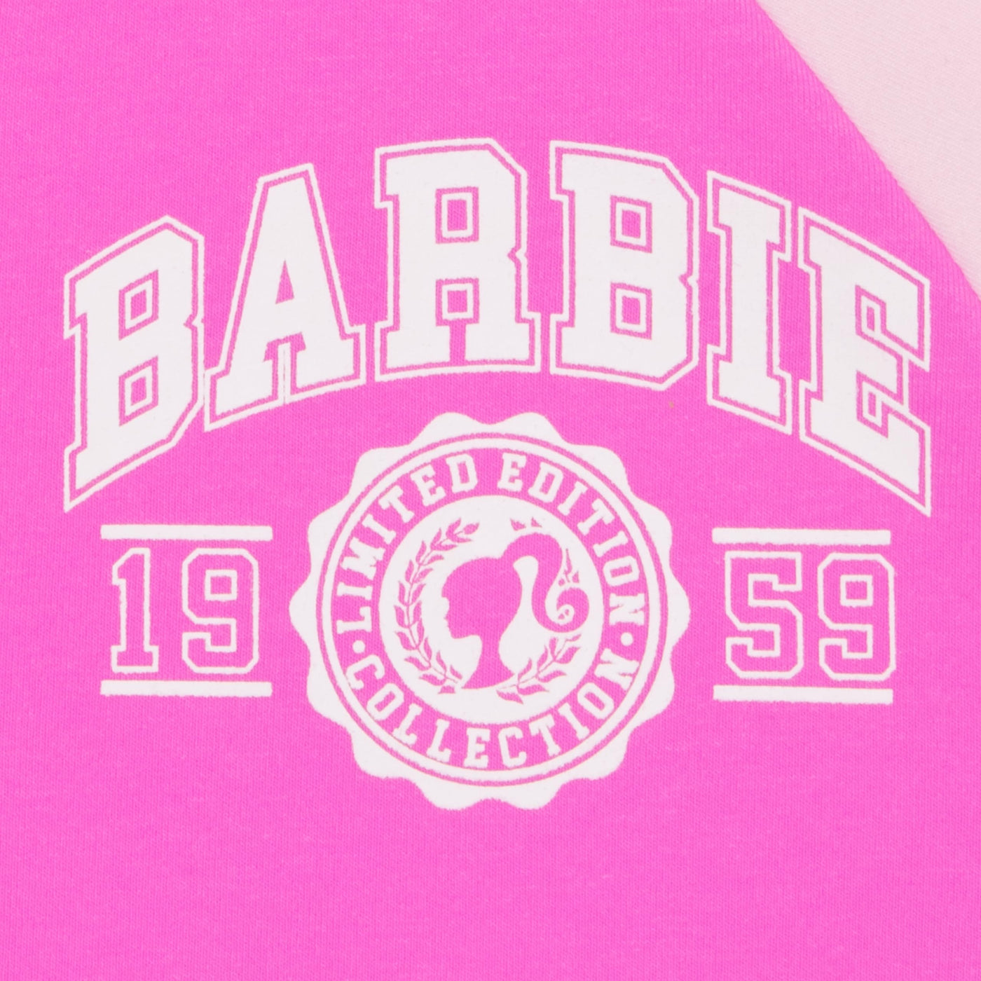 Barbie Collegiate Logo Let’s Go Womens Bomber Jacket, Button-Down Varsity Jacket for Adults