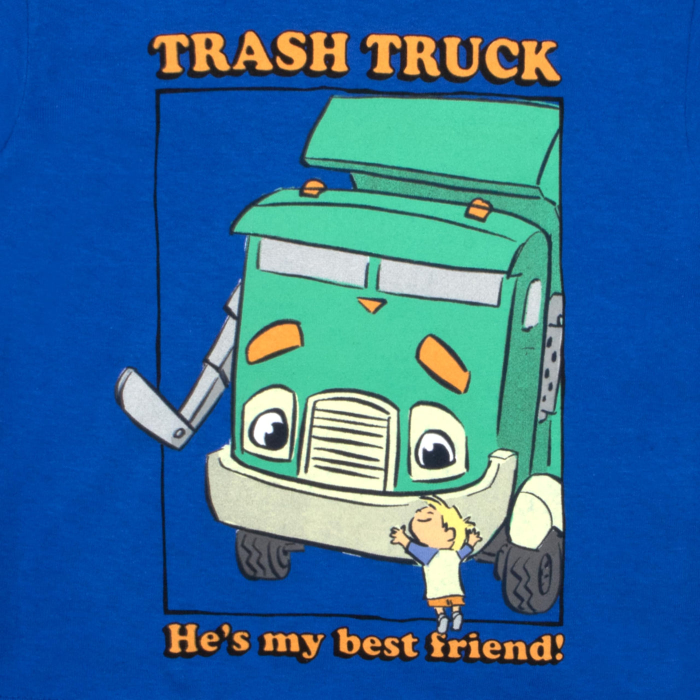 Isaac Morris Limited Trash Truck Characters Boys 2-Pack Short Sleeve T-Shirt Bundle Set for Kids