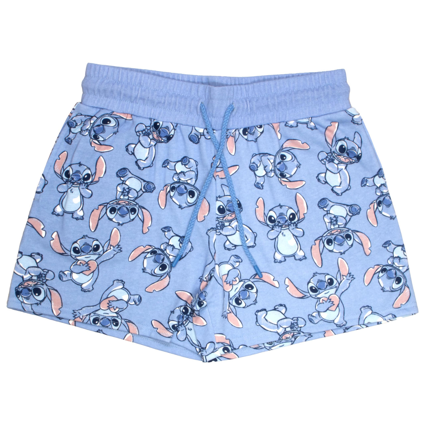 Disney Lilo and Stitch Womens Casual Drawstring Shorts, Lilo & Stitch Comfortable Shorts for Women