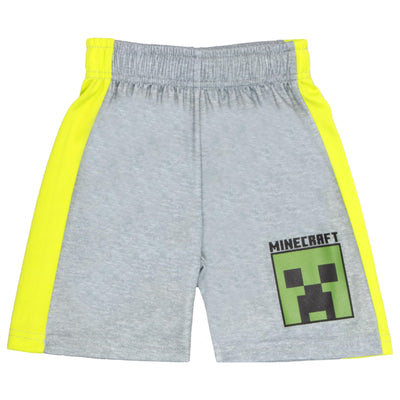 Minecraft Boys 3-Piece Pants Set - Short Sleeve T-Shirt, Shorts, & Jogger Pants 3-Pack Bundle Set for Boys