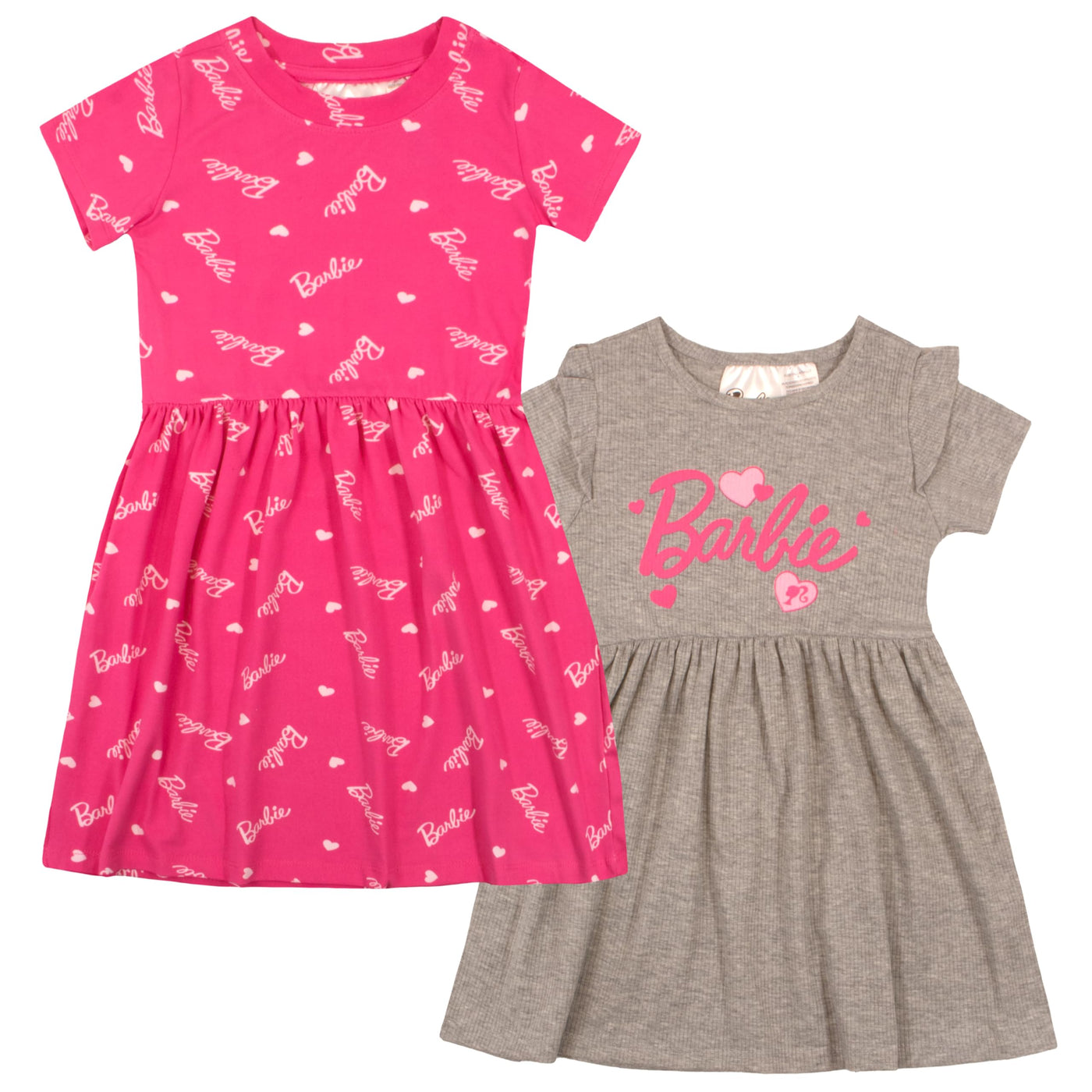 Barbie Girls Casual Dresses 2 Pack Super Soft Dress Girls Dresses Kids Dress Casual Girl Dress