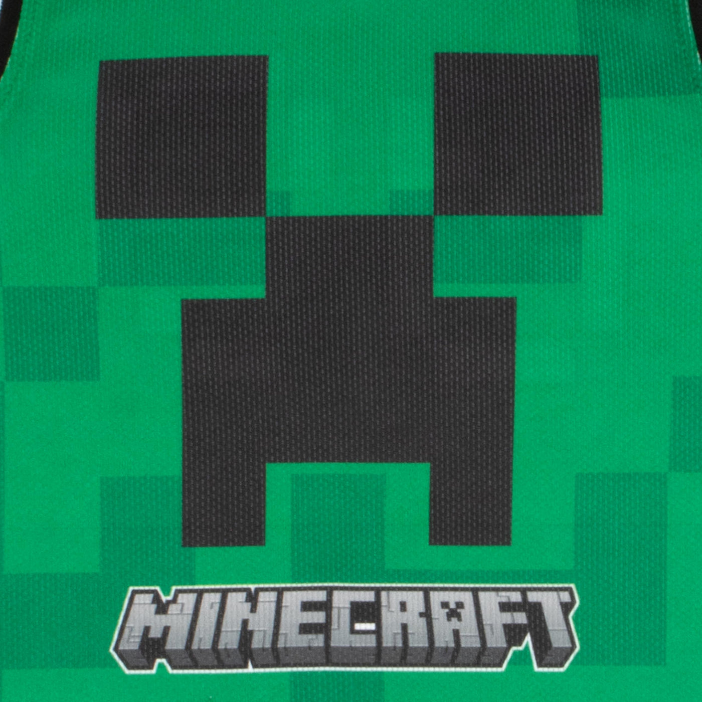 Minecraft Creeper Boys Basketball Sleeveless Shirt & Shorts, 2-Piece Outfit Set for Kids