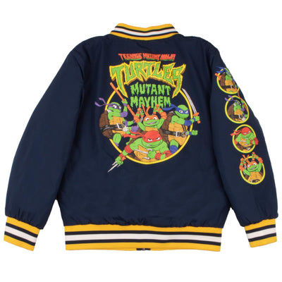 Nickelodeon Teenage Mutant Ninja Turtles Varsity Bomber Jackets for Boys TMNT Coats for Kids