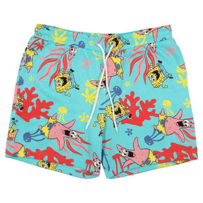 Nickelodeon SpongeBob SquarePants Mens Drawstring Casual Shorts, SpongeBob Shorts for Men