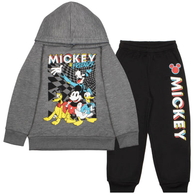 Disney Mickey Mouse Boys Pullover Hoodie & Pants, 2-Piece Outfit Set for Kids and Toddlers