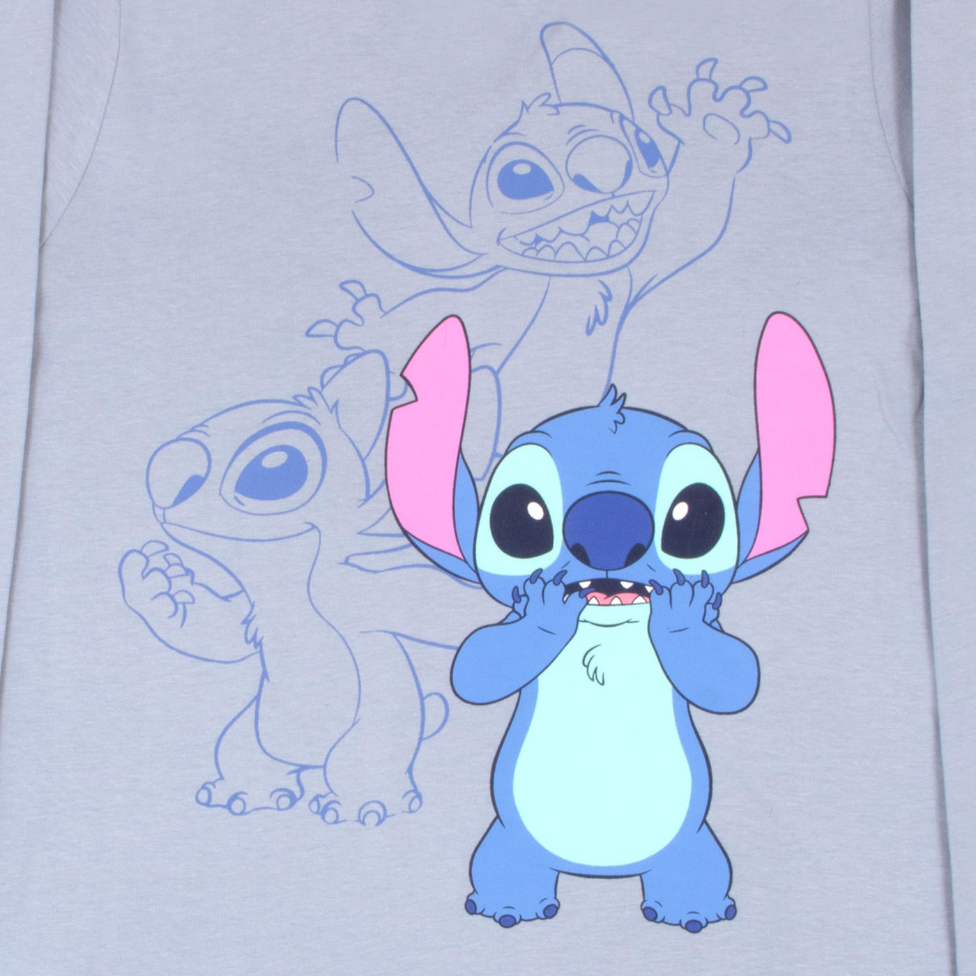 Disney Lilo and Stitch Girls Graphic Tees Long Sleeve T Shirts Classic Lilo & Stitch Print T Shirt 2 Pack Girls Tops