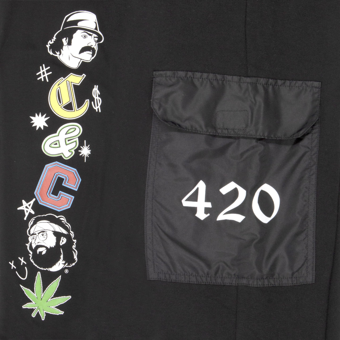 Isaac Morris Limited Cheech & Chong Pocketed Mens Lounge Pants, Cheech & Chong Active Sweatpants for Men