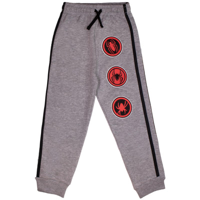 Marvel Spider-Man Boys 3-Piece Jogger Sweatpants Set for Kids and Toddlers, Spiderman 3-Pack Jogger Set for Boys