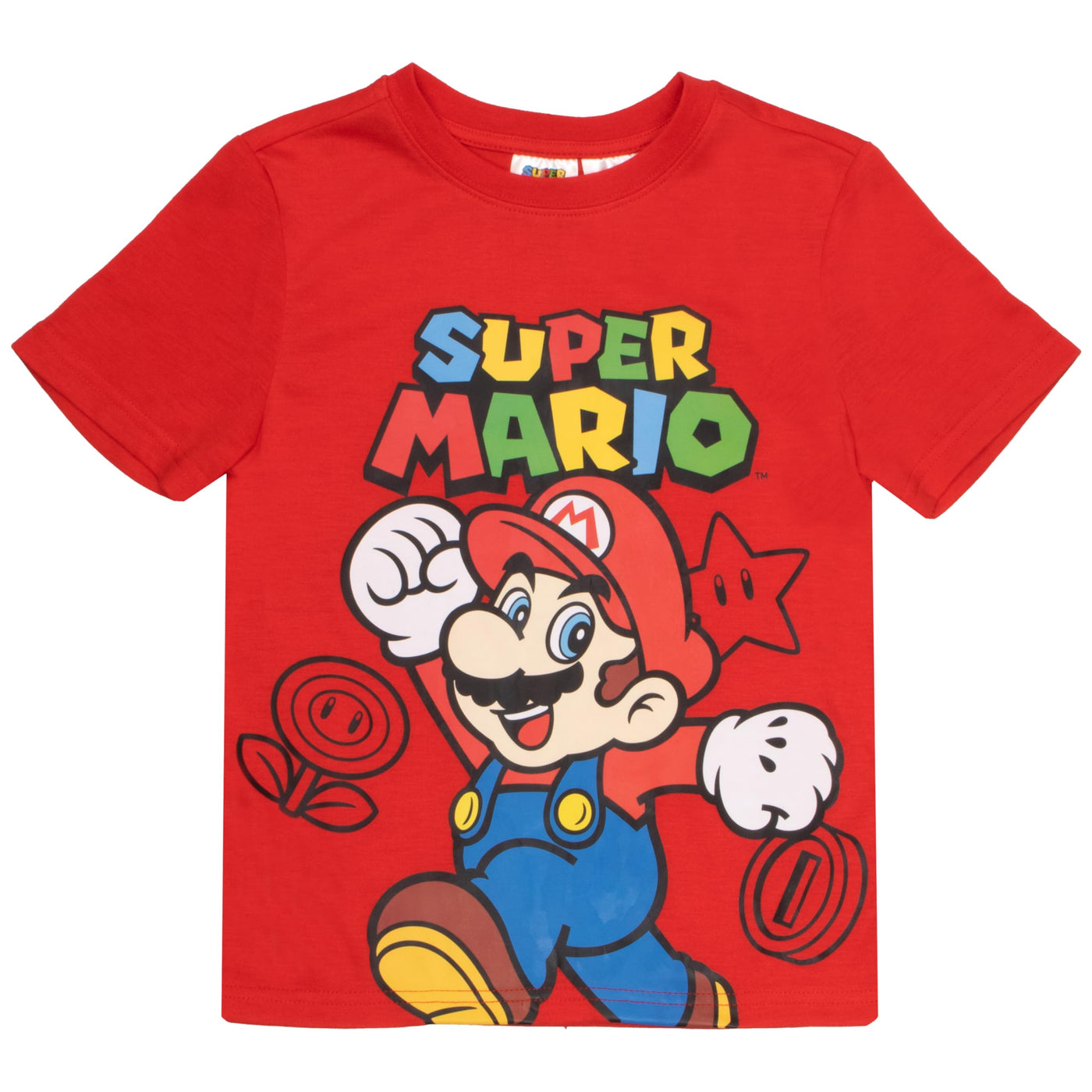 Nintendo Super Mario Bros Boys 3-Piece Pants Set - Short Sleeve T-Shirt, Shorts, and Jogger Pants 3-Pack Bundle Set