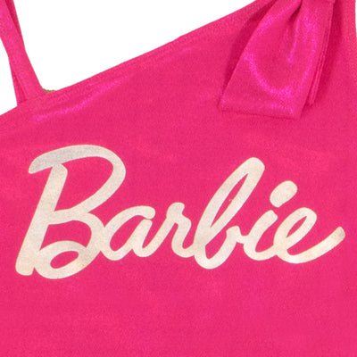 Barbie Logo Sparkling Girls One Piece Swimsuit, Girls Swimwear