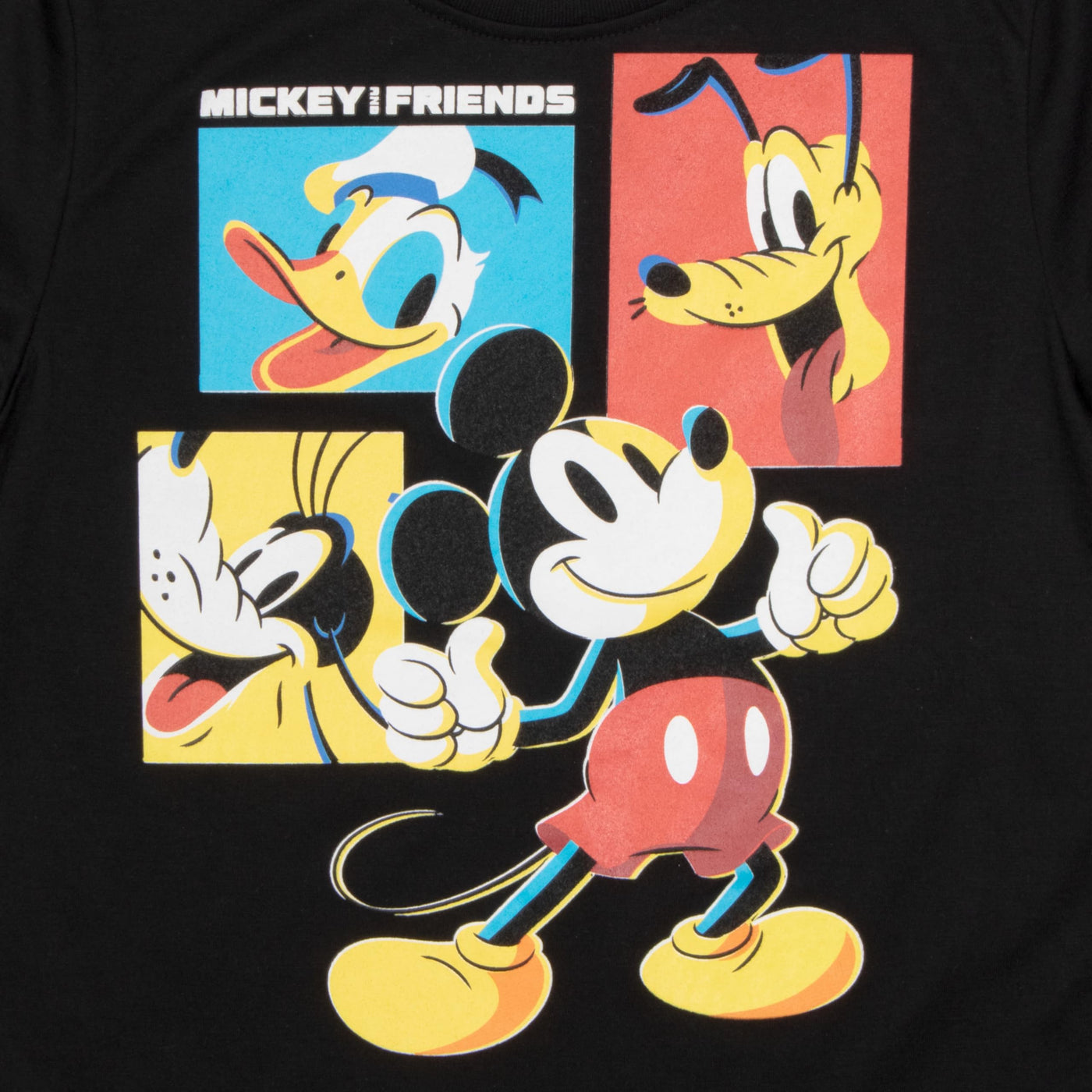 Disney Mickey Mouse Boys 3-Piece Set - Short Sleeve T-Shirt, Long Sleeve T-Shirt, and Sweatpants 3-Pack Bundle Set