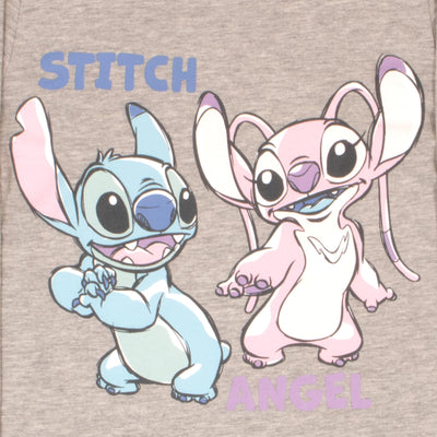 Disney Lilo and Stitch Girls Graphic Tees Long Sleeve T Shirts Classic Lilo & Stitch Print T Shirt 2 Pack Girls Tops