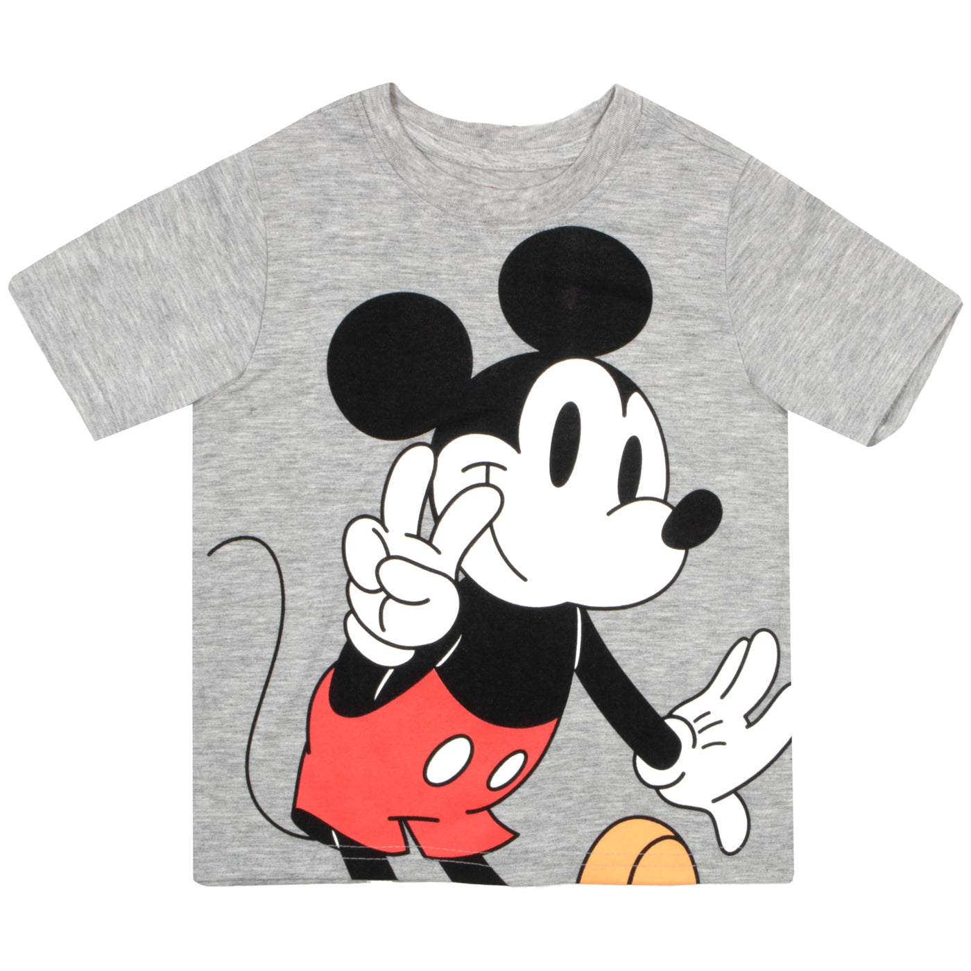 Disney Mickey Mouse & Friends Good Vibes Good Times Boys 4-Pack Short Sleeve T-Shirt Bundle Set for Kids and Toddlers