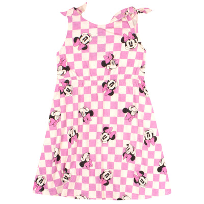 Disney Minnie Mouse All Over Print Girls Dress Minnie Mouse Girls Dresses Minnie Mouse Dresses for Girls