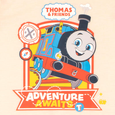 Thomas & Friends 3 Piece Short Set Thomas and Friends Short Sleeve Shirt Tank Top Shirt and Shorts 3 Pack Bundle Set