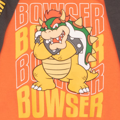 Nintendo Super Mario Bros, Bowser, Donkey Kong Boys Matching Sets Pullover Hoodie and Jogger Fleece Set 2 Piece Bundle