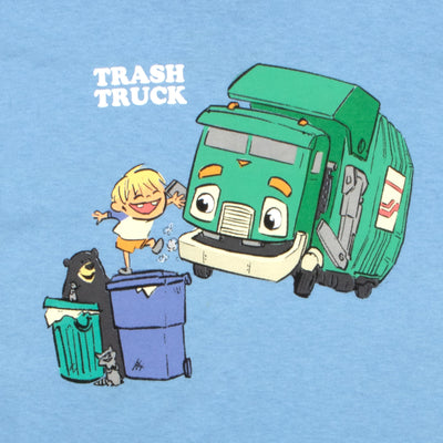 Isaac Morris Limited Trash Truck Characters Boys 2-Pack Short Sleeve T-Shirt Bundle Set for Kids