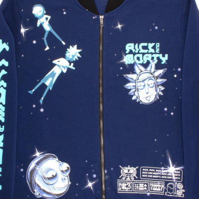 RICK AND MORTY Varsity Jackets for Men Graphic Print Lightweight Varsity Jackets Casual Fashion Coats