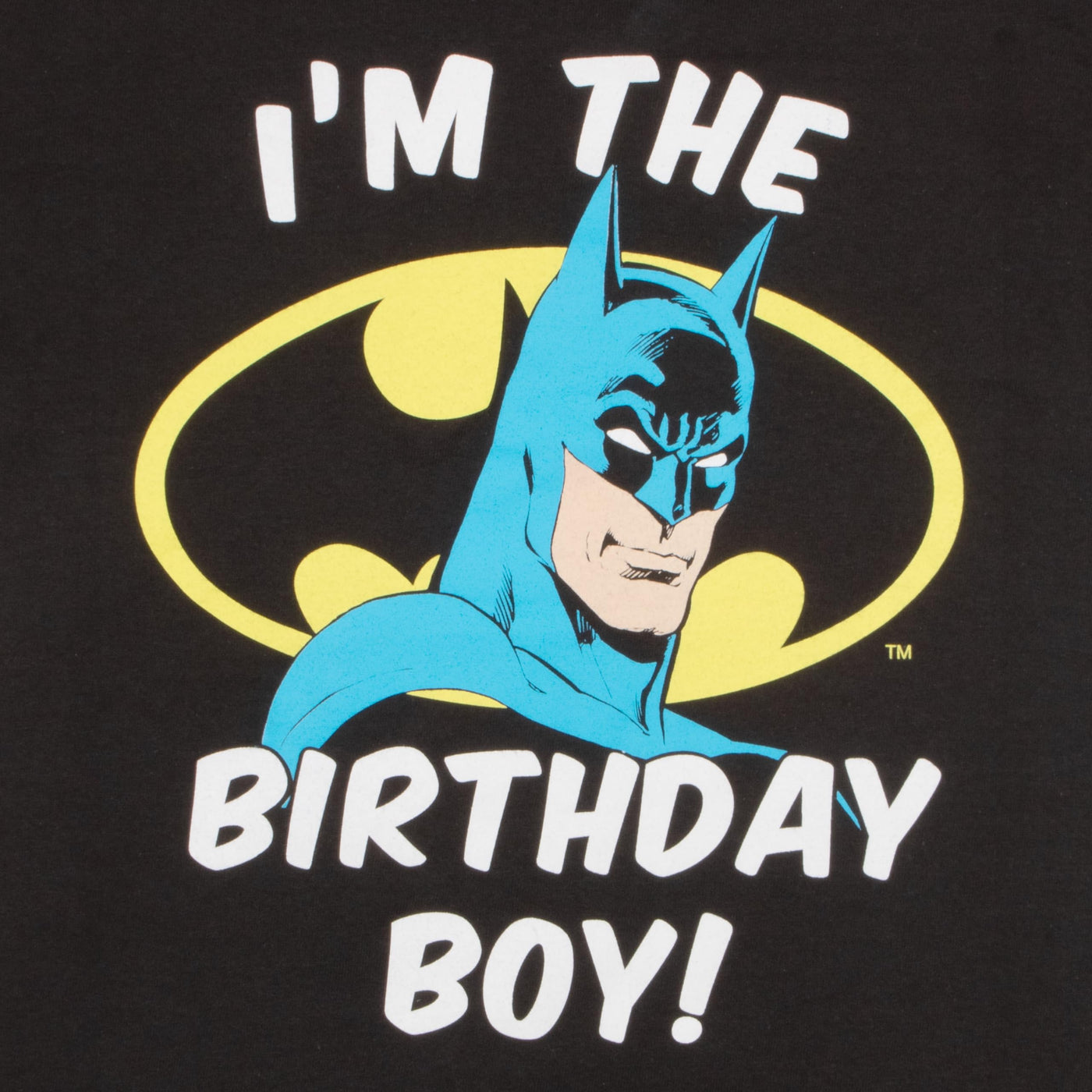 BATMAN Birthday Boys Short Sleeve T-Shirt - Boys Superhero Short Sleeve Tee for Kids Birthday Parties