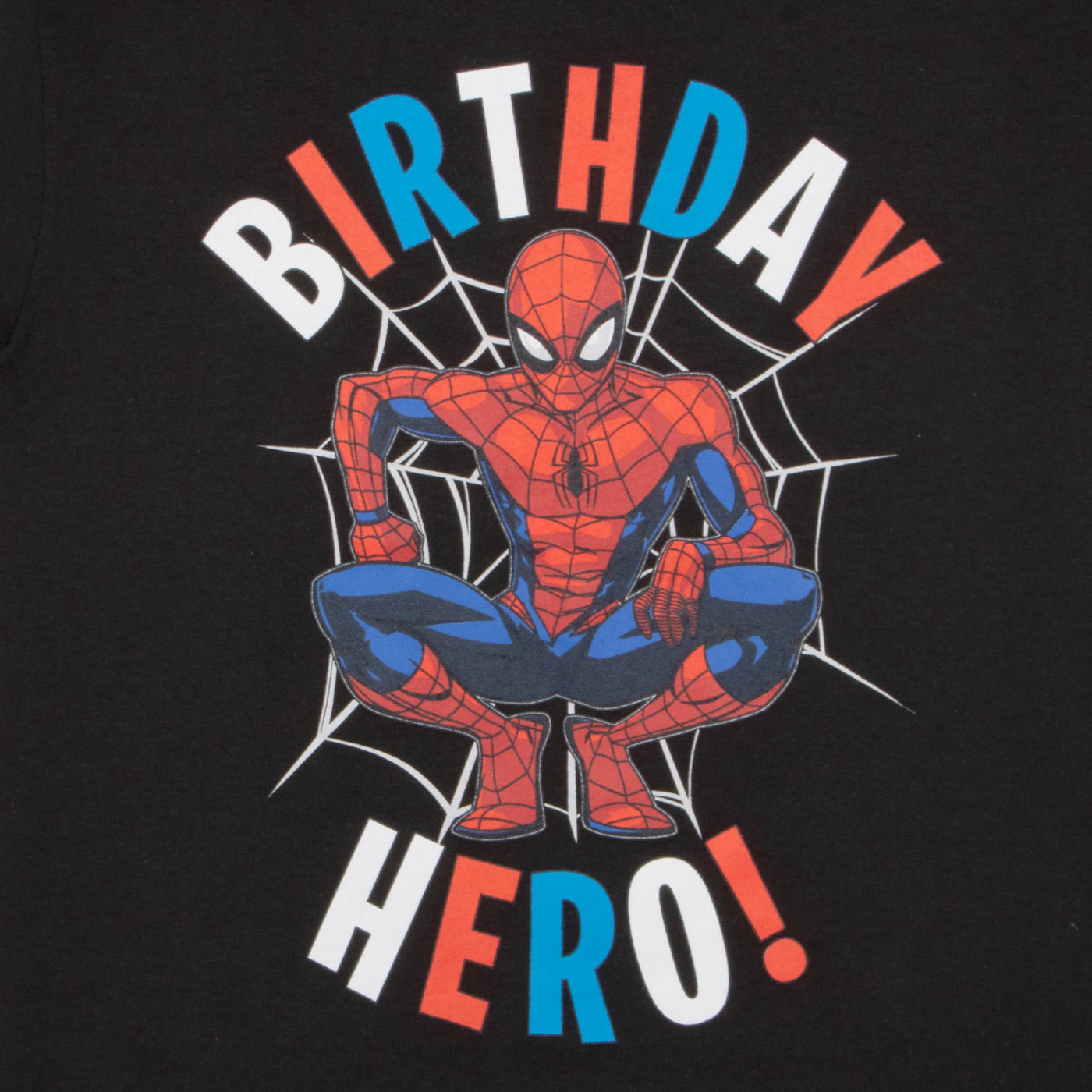 Marvel Spider-Man Avengers Black Panther Miles Morales Birthday Boy T-Shirt - Boys Superhero Short Sleeve Tee for Parties