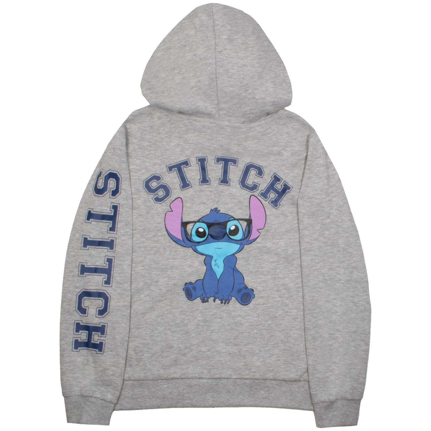 Disney Characters Minnie Mouse Daisy Duck Lilo & Stitch Girls Zip-Up Hoodie, Hooded Sweatshirt for Kids and Toddlers